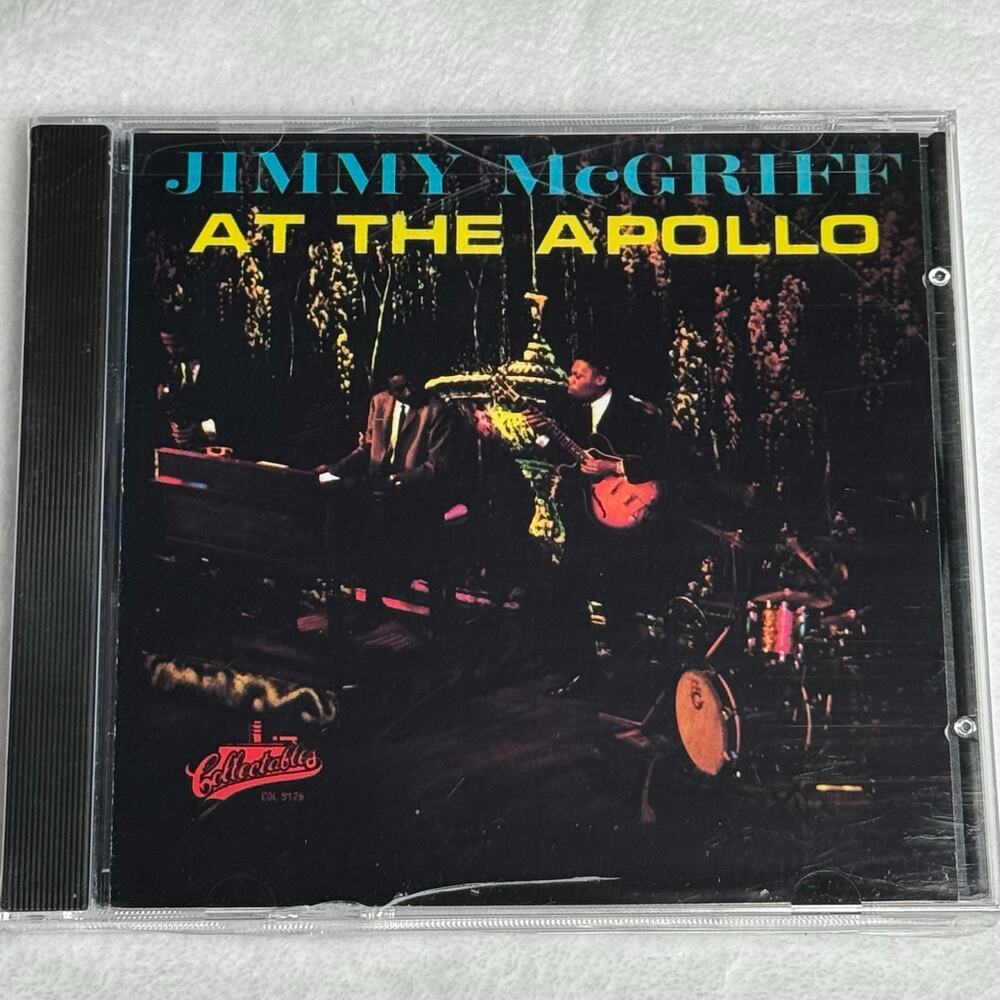Jimmy McGriff At‎ The Apollo CD Jazz Organ Live Collectables - New Sealed